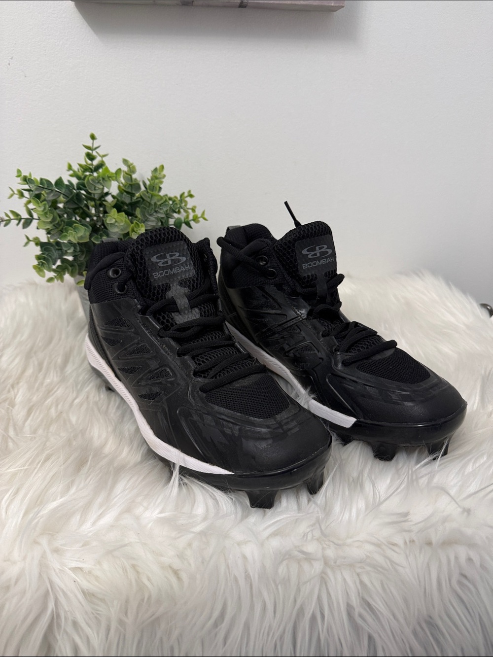 Boombah Black Baseball Cleats - Men’s Athletic Shoes